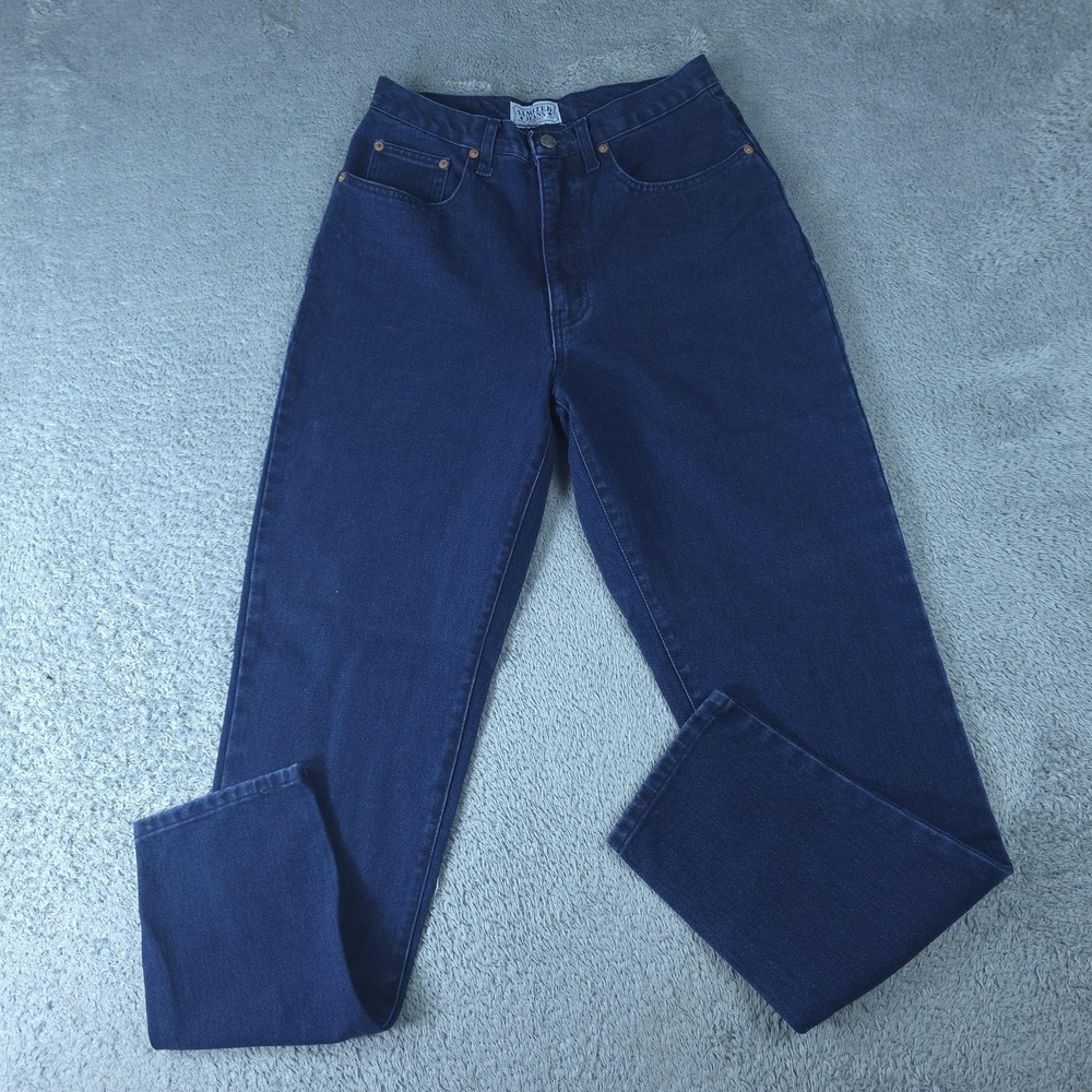 Vintage Limited Jeans Jeans Womens 12 Blue Dark Wash High Rise Straight 28x31